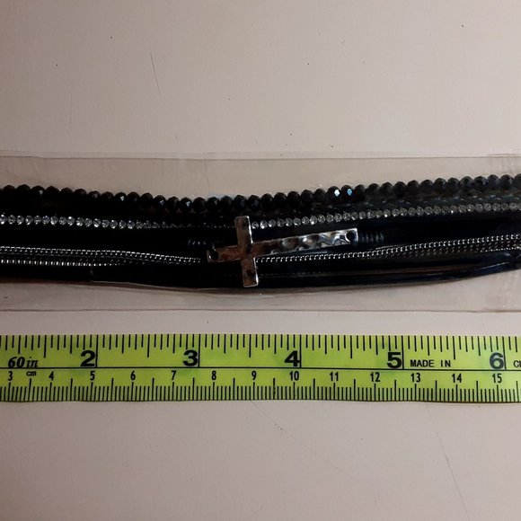 ✨SALE✨ SOLD OUT Magnetic Bracelet (Cross-Rhinestone-Beads) - Picture 5 of 5